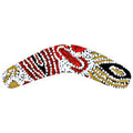 FRIDGE MAGNET - ABORIGINAL ART - BOOMERANG - MADE IN AUSTRALIA - GLENYS GIBSON - FLEXI - INDIGENOUS, SOUVENIR, GIFT