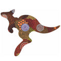 FRIDGE MAGNET - ABORIGINAL ART - KANGAROO - MADE IN AUSTRALIA - UPPER BULLAWA - FLEXI - INDIGENOUS, SOUVENIR, GIFT