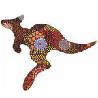 FRIDGE MAGNET - ABORIGINAL ART - KANGAROO - MADE IN AUSTRALIA - UPPER BULLAWA - FLEXI - INDIGENOUS, SOUVENIR, GIFT
