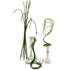 10 x THICK MOSS STICKS, STEMS - 100CM - WIRED, BENDABLE, ARTIFICIAL, FAKE, VASE, DECOR, DIY CRAFT PROJECT