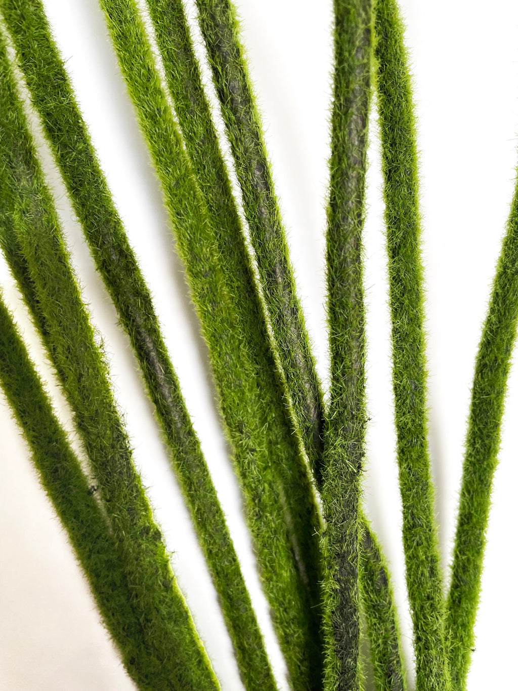 10 x THICK MOSS STICKS, STEMS - 100CM - WIRED, BENDABLE, ARTIFICIAL, FAKE, VASE, DECOR, DIY CRAFT PROJECT