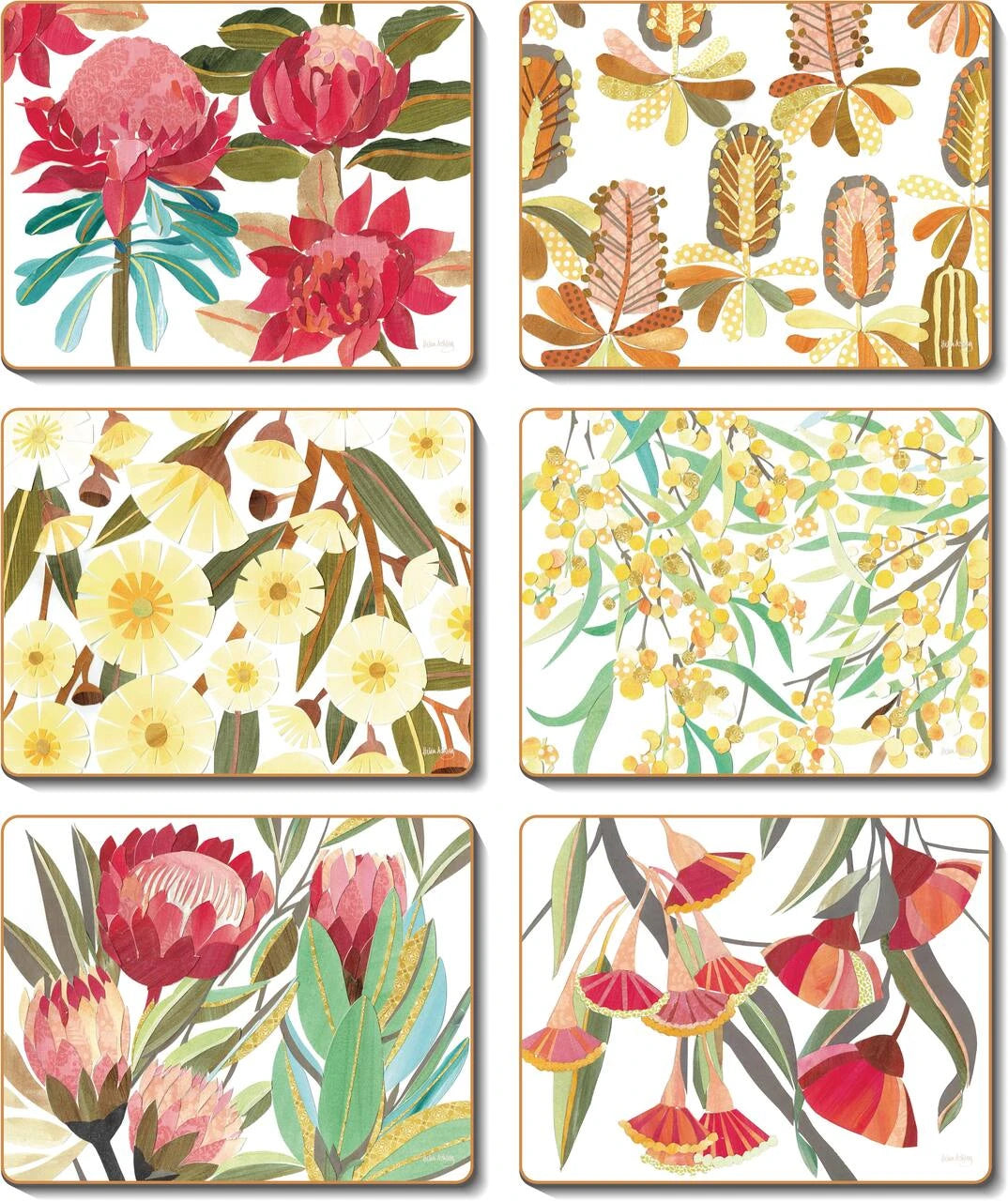 australian placemats coasters