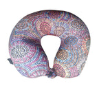 TRAVEL PILLOW, NECK PILLOW - ABORIGINAL ART - TINA MARTIN - AUSTRALIA, INDIGENOUS, SOUVENIR, GIFT
