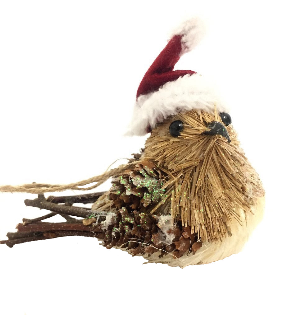 robin christmas ornament 