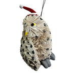 white owl christmas ornament