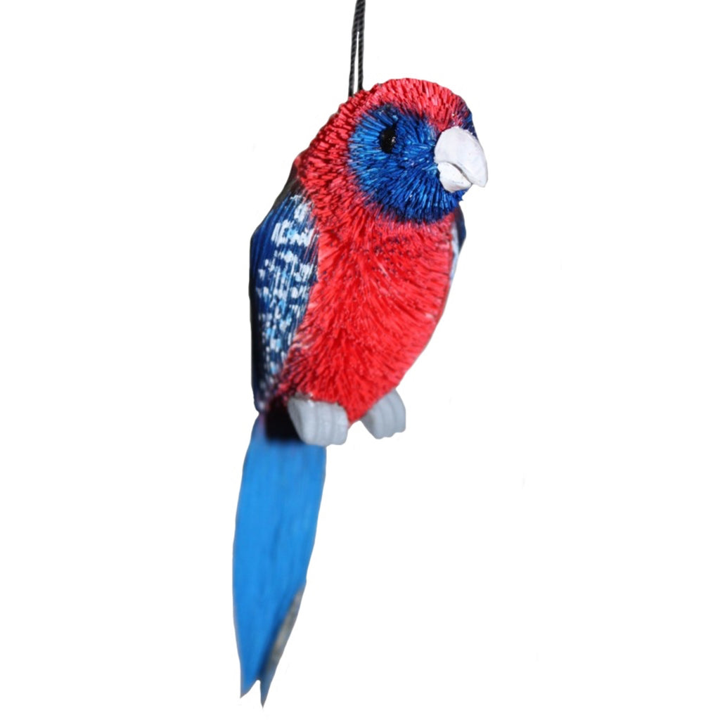 crimson rosella ornament