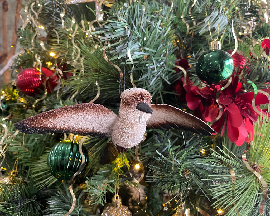 kookaburra ornament wings out
