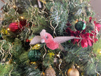 pink galah ornament wings out