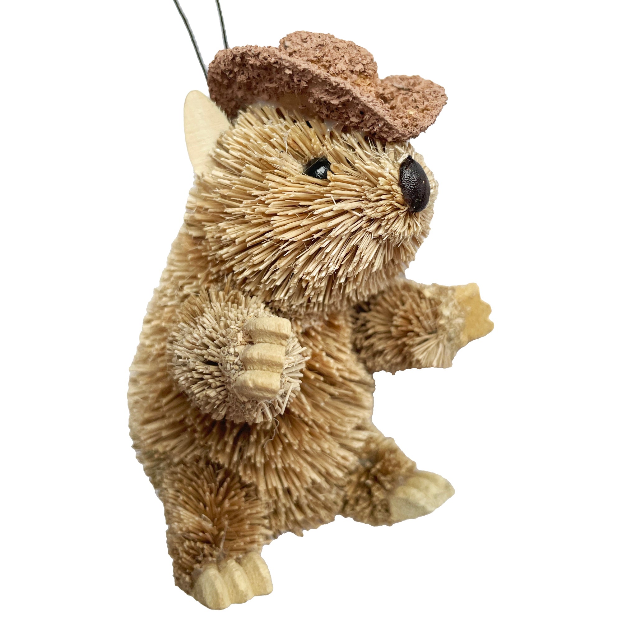 wombat ornament akubra hat