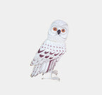 OWL FIGURINE x 2 - BARN OWLS, 27cmH, 23cmH - STANDING ORNAMENT - AUSTRALIA, SOUVENIR, GIFT, BIRD