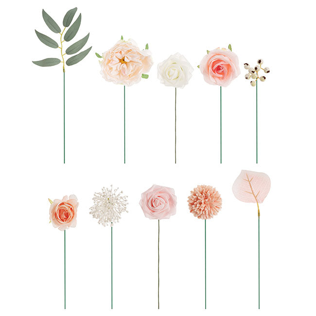 pink rose and chrysanthemum flowers