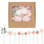 pink rose and chrysanthemum flowers