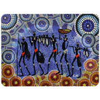 6 PLACEMATS + 6 COASTERS - MADE IN AUSTRALIA - CORK - GATHERINGS - ABORIGINAL, INDIGENOUS, SOUVENIR, GIFT