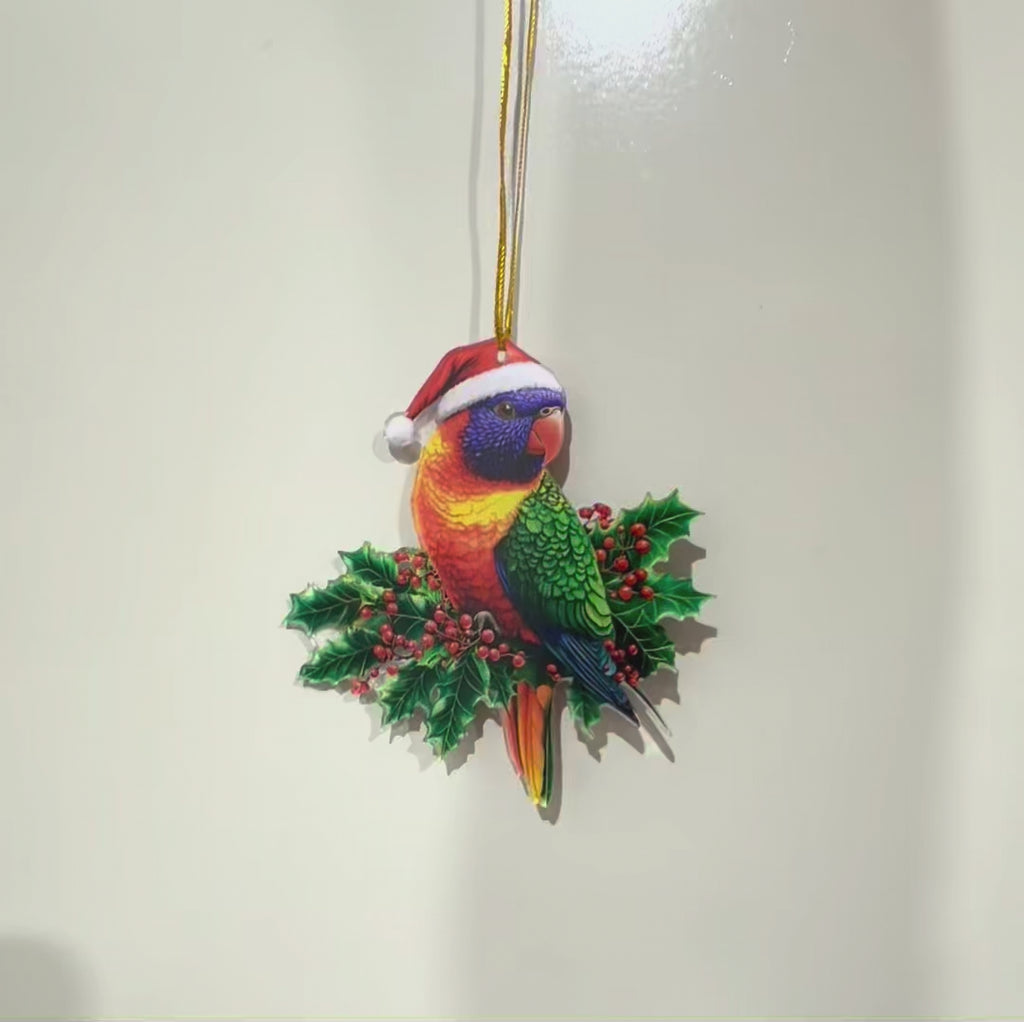 australian animal bird ornament 