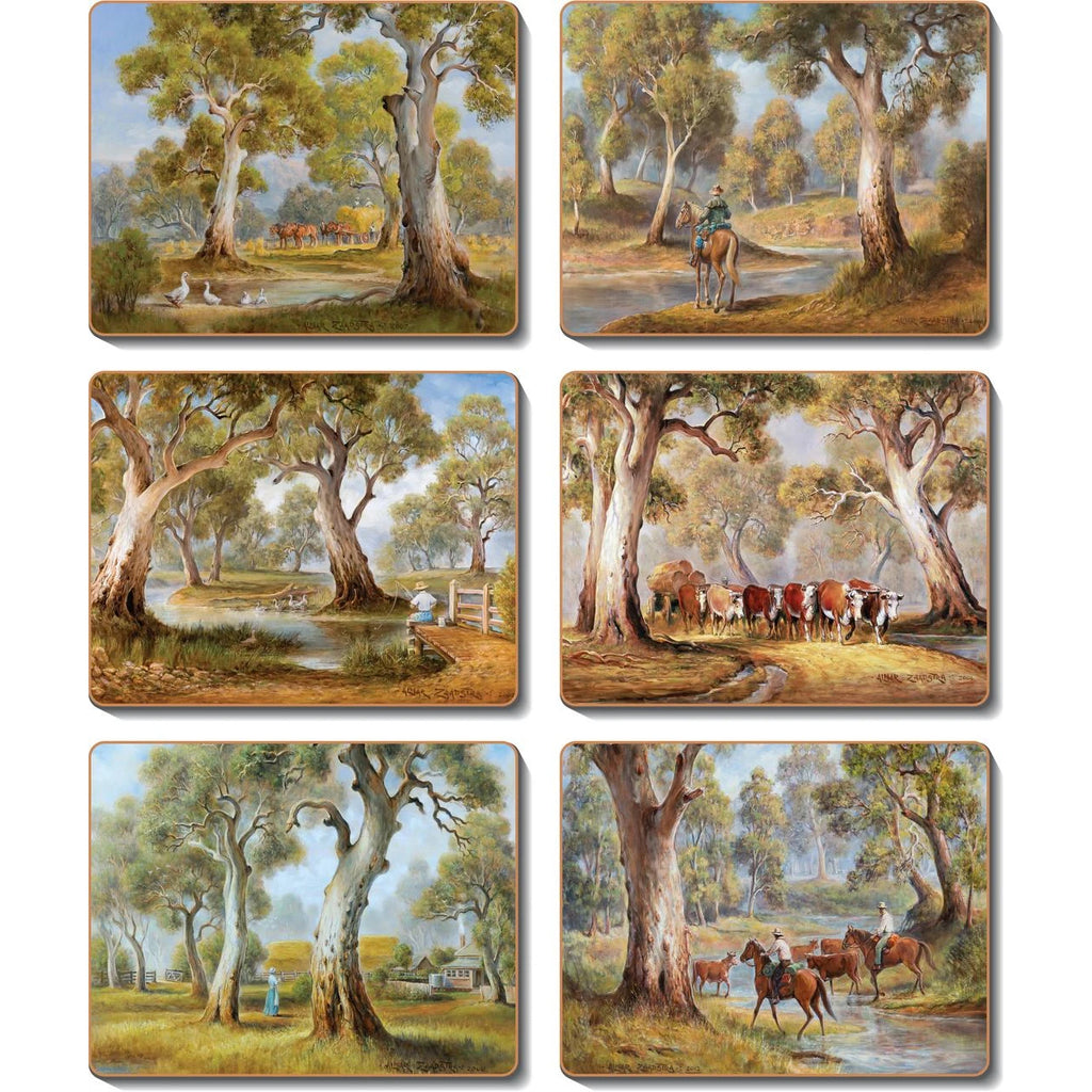 australian placemats coasters