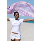 LADIES SCARF - ABORIGINAL ART - LIGHTWEIGHT - A BRIGHT FUTURE - AUSTRALIA, INDIGENOUS, SOUVENIR, GIFT