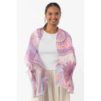 LADIES SCARF - ABORIGINAL ART - LIGHTWEIGHT - A BRIGHT FUTURE - AUSTRALIA, INDIGENOUS, SOUVENIR, GIFT