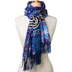 LADIES SCARF - ABORIGINAL ART - WINTER, WARM - ALMA GRANITES - AUSTRALIA, INDIGENOUS, SOUVENIR, GIFT