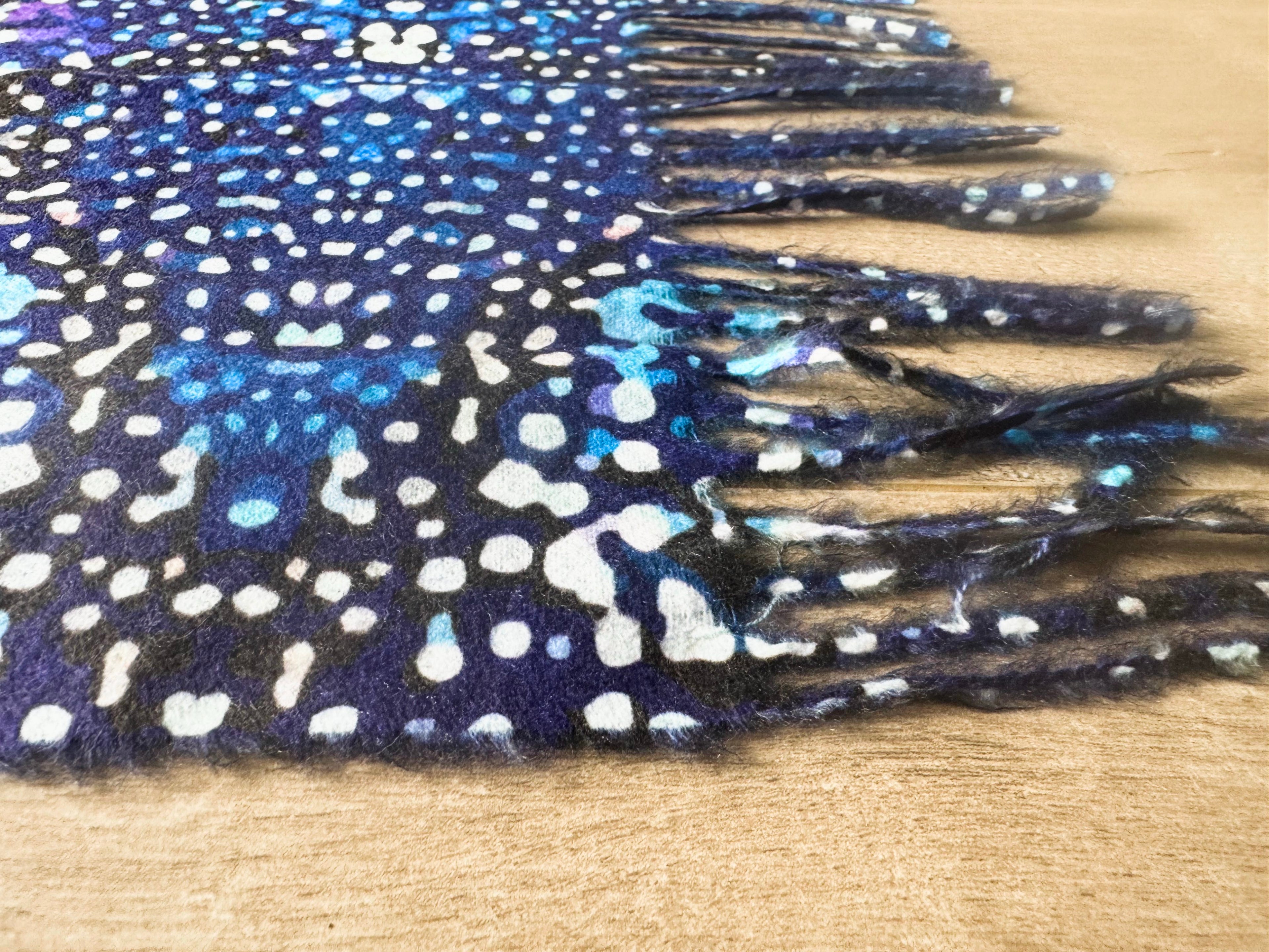 LADIES SCARF - ABORIGINAL ART - WINTER, WARM - ALMA GRANITES - AUSTRALIA, INDIGENOUS, SOUVENIR, GIFT