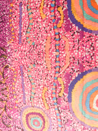 LADIES SCARF - ABORIGINAL ART - WINTER, WARM - JEANIE ROSS - AUSTRALIA, INDIGENOUS, SOUVENIR, GIFT