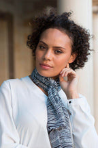 LADIES SCARF - ABORIGINAL ART - LIGHTWEIGHT - LANDSCAPE - AUSTRALIA, INDIGENOUS, SOUVENIR, GIFT