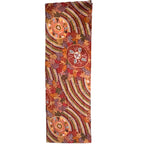 LADIES SCARF - ABORIGINAL ART - MADE IN AUSTRALIA - 100% COTTON CHIFFON - WOMEN'S CORROBOREE - INDIGENOUS, SOUVENIR, GIFT