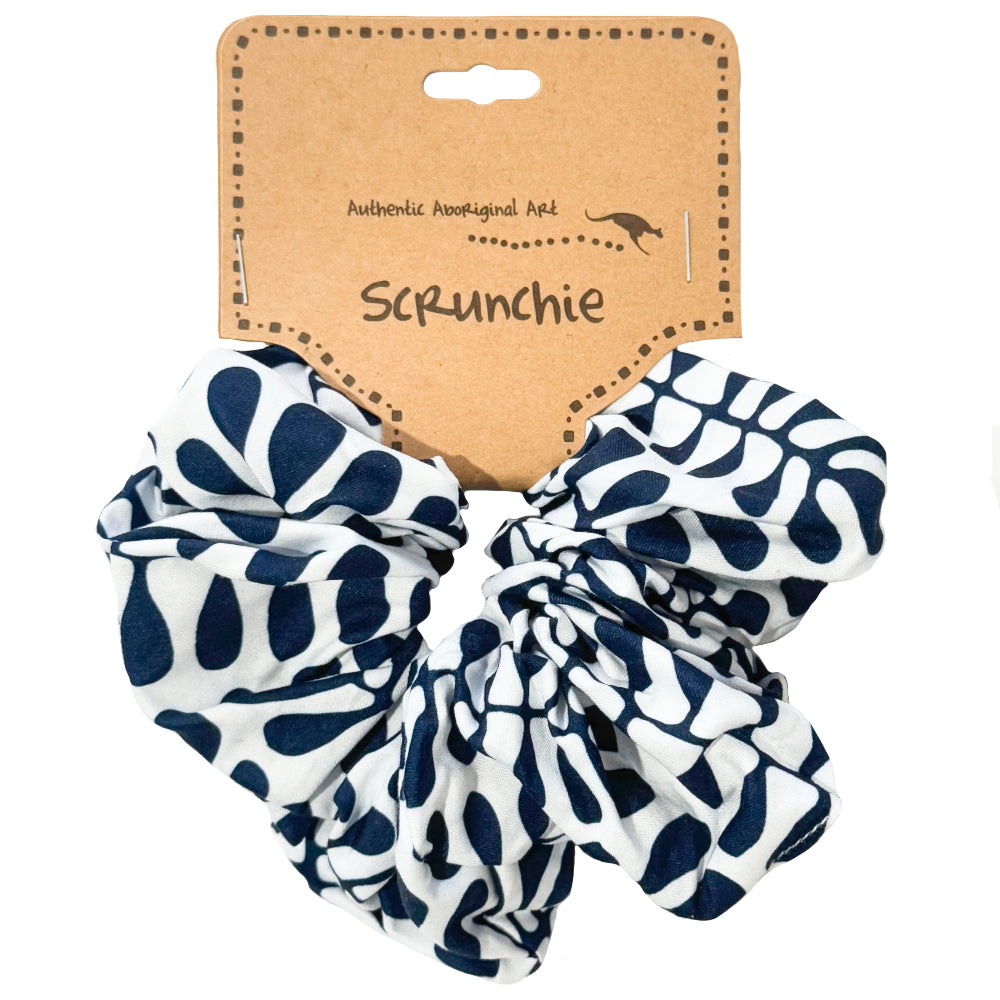 15 x HAIR SCRUNCHIES, HAIR TIES - ABORIGINAL ART - AUSTRALIA, INDIGENOUS, SOUVENIR, GIFT