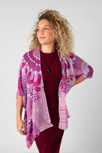 LADIES SHAWL - ABORIGINAL ART - LIGHTWEIGHT - BACK TO COUNTRY - AUSTRALIA, INDIGENOUS, SOUVENIR, GIFT, SCARF, BEACH TOP