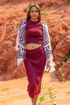 LADIES SHAWL - ABORIGINAL ART - LIGHTWEIGHT - BOOBIE SISTA - AUSTRALIA, INDIGENOUS, SOUVENIR, GIFT, SCARF, BEACH TOP