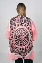 LADIES SHAWL - ABORIGINAL ART - LIGHTWEIGHT - BOOBIE SISTA - AUSTRALIA, INDIGENOUS, SOUVENIR, GIFT, SCARF, BEACH TOP