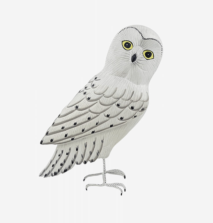 snowy owl figurine