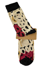 SOCKS - ABORIGINAL ART - ADULT, UNISEX - ONE SIZE - COTTON - ANMANARI BROWN - AUSTRALIA, INDIGENOUS, SOUVENIR, GIFT