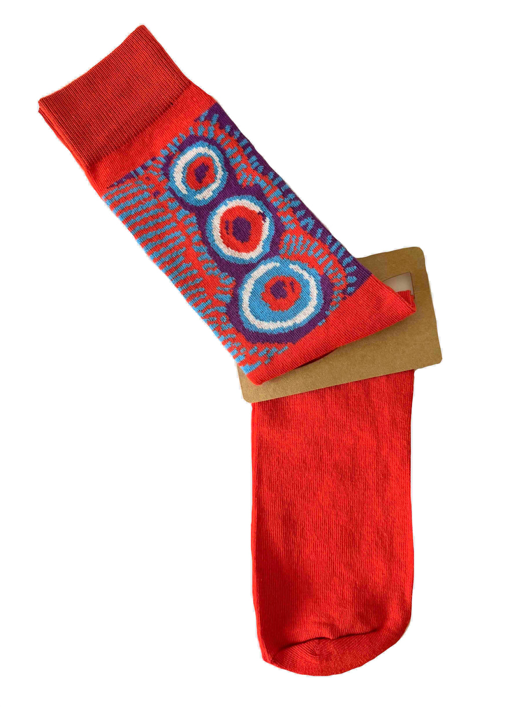 SOCKS - ABORIGINAL ART - ADULT, UNISEX - ONE SIZE - COTTON - MURDIE MORRIS - AUSTRALIA, INDIGENOUS, SOUVENIR, GIFT