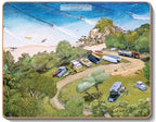 australian placemats coasters