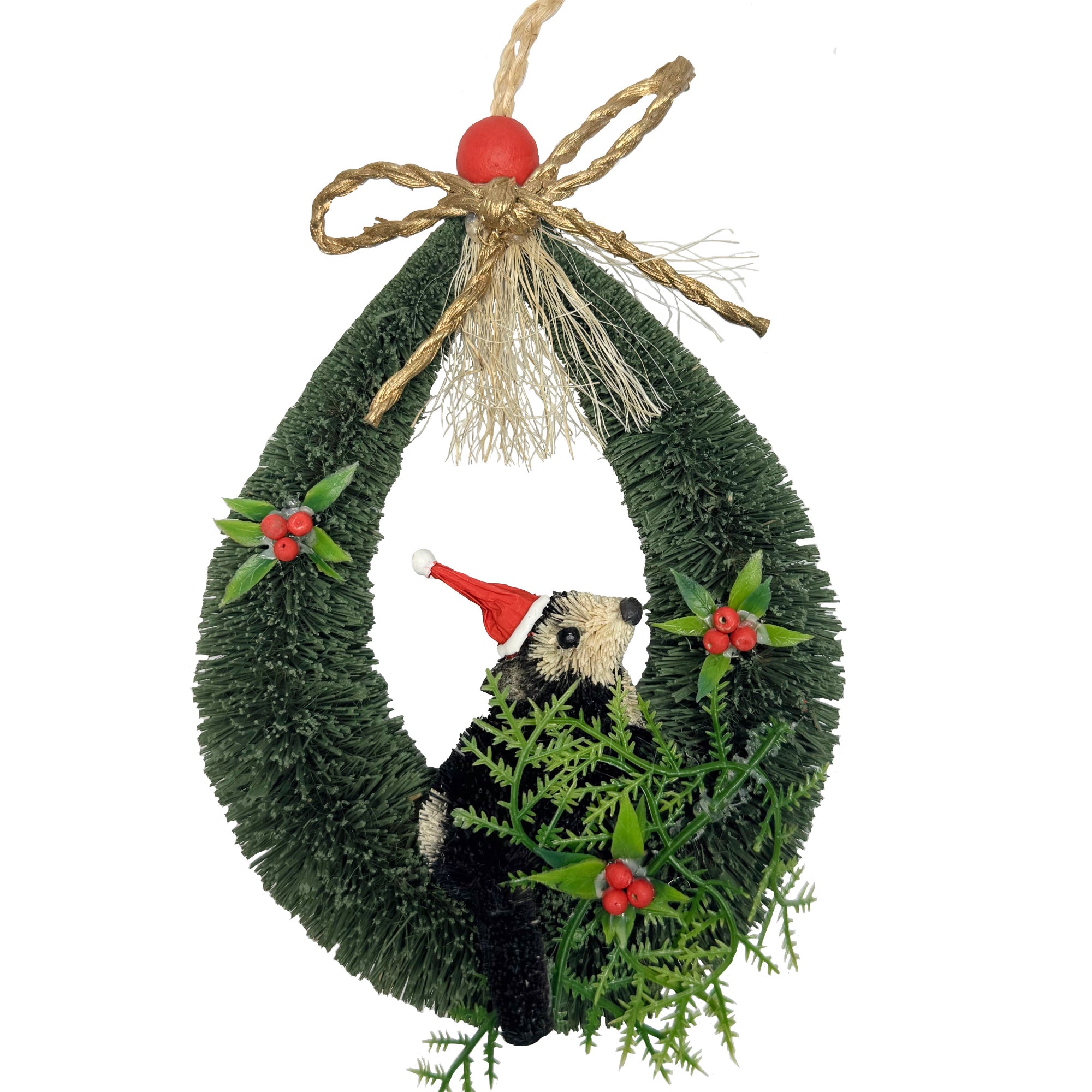 tassie devil christmas door hanger