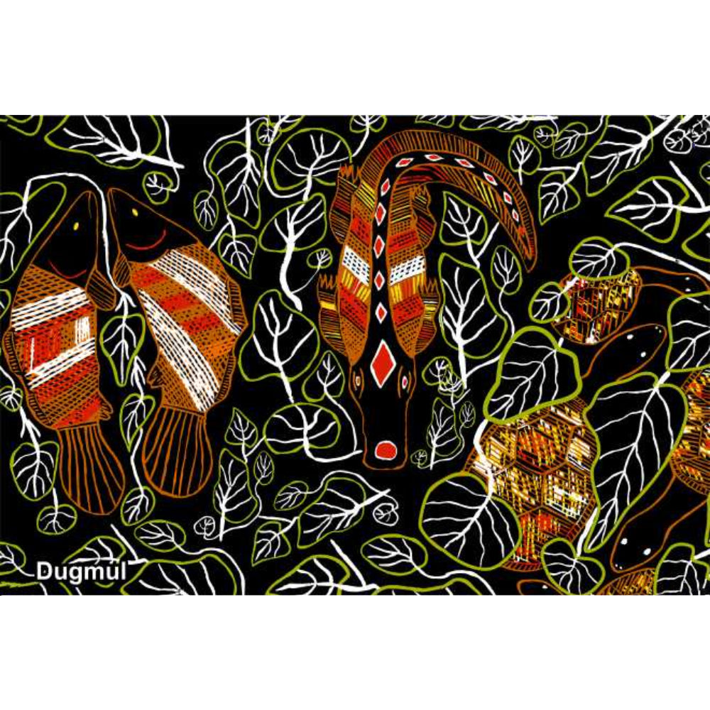 aboriginal tea towel