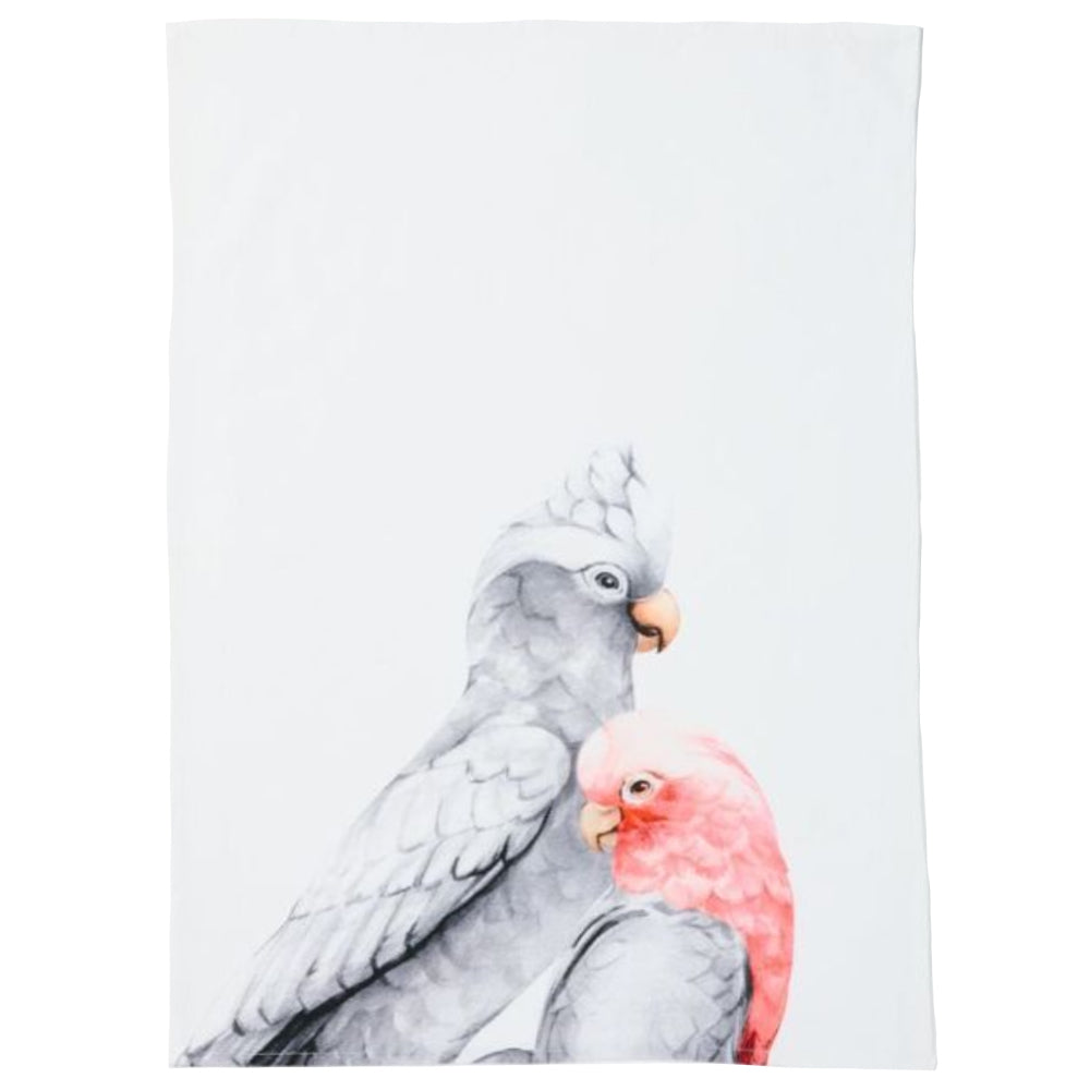 australian bird tea towel