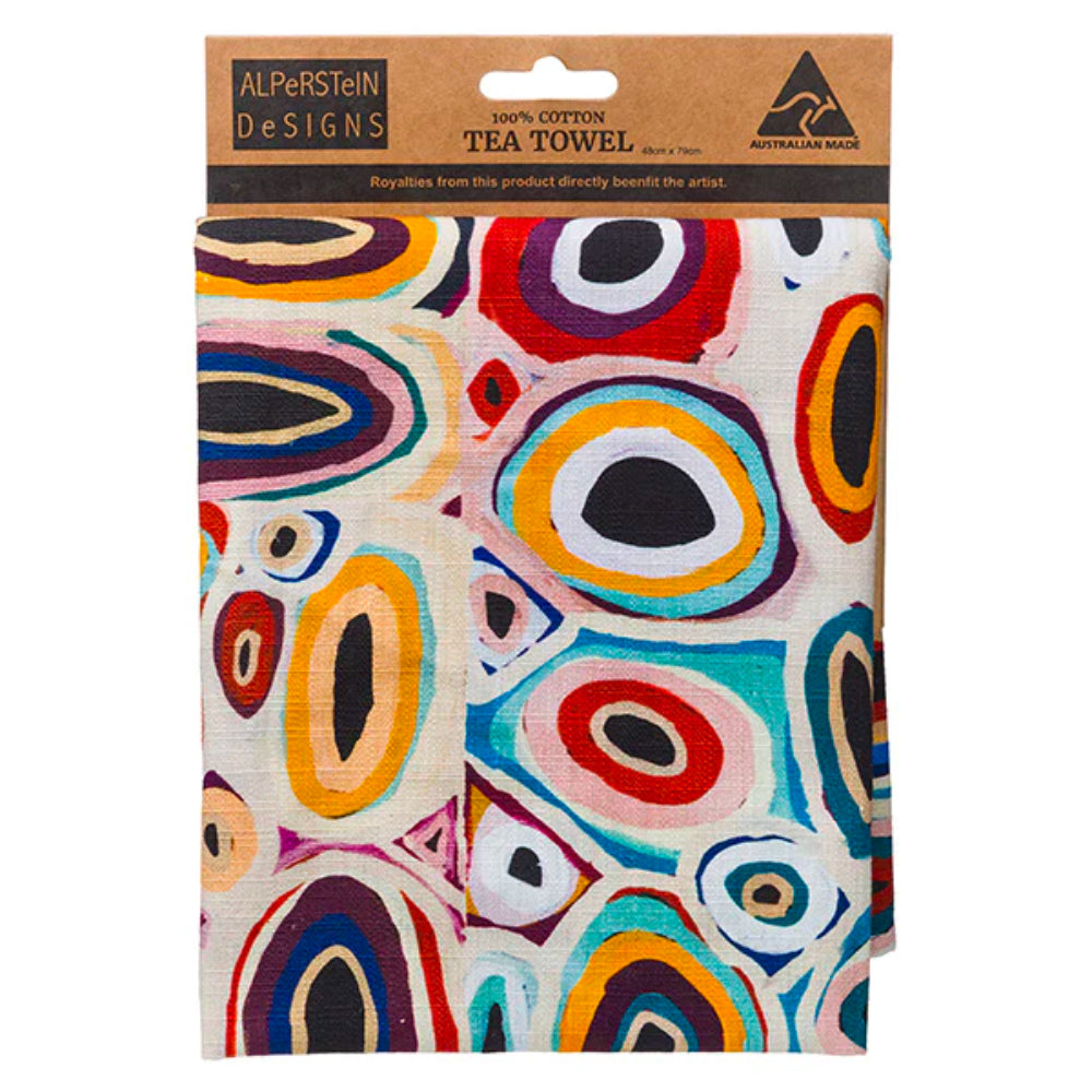 aborginal tea towel