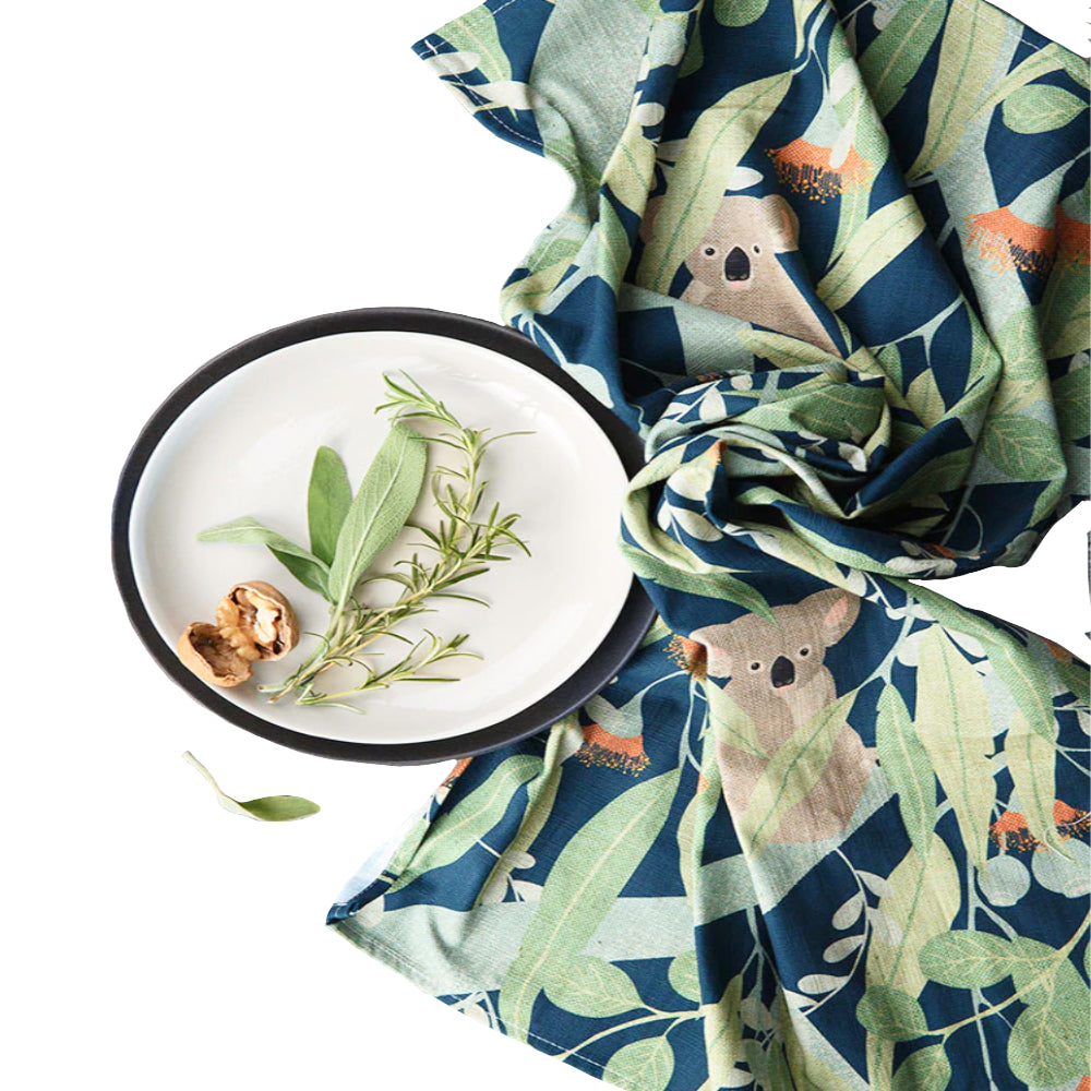 koala tea towel