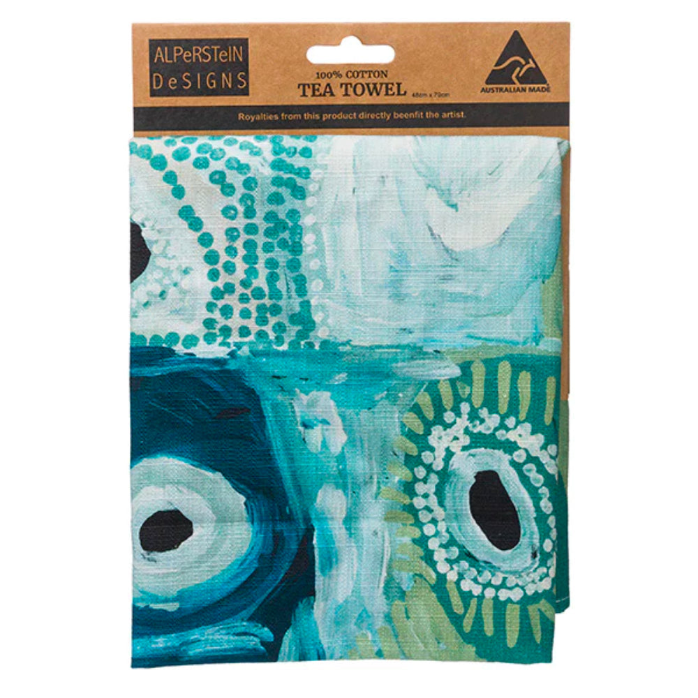 aboriginal tea towel