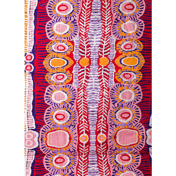 pink murdie morris tea towel