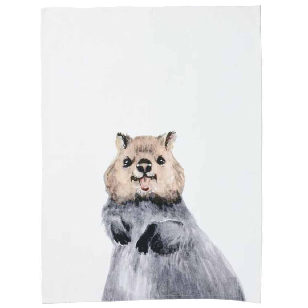 australian animal tea towel