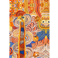 TEA TOWEL, KITCHEN TOWEL - ABORIGINAL ART - MADE IN AUSTRALIA - 100% COTTON - NORA DAVIDSON - INDIGENOUS, SOUVENIR, GIFT