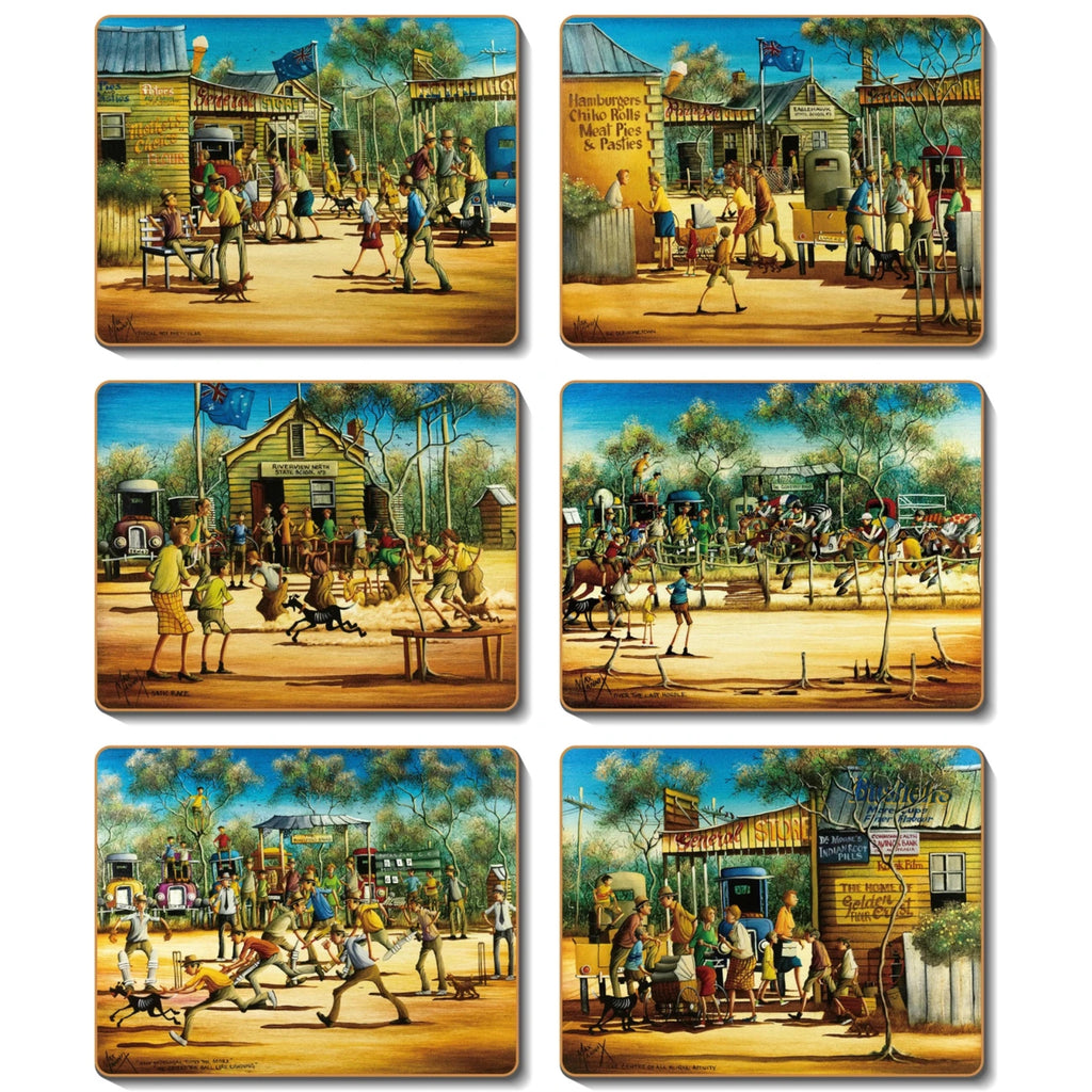 australian placemats coasters