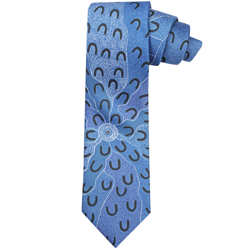 crow women blue tie