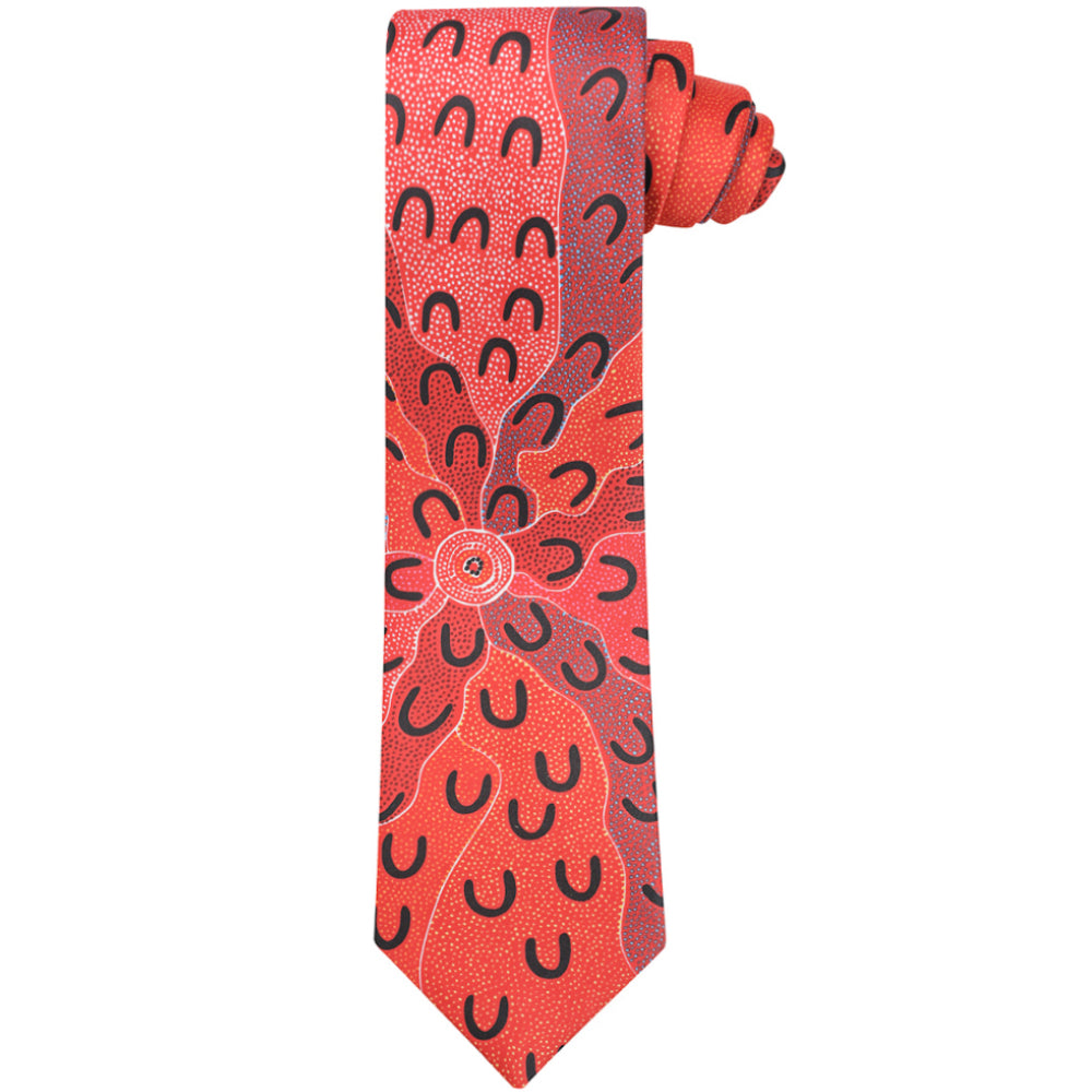 crow women red tie