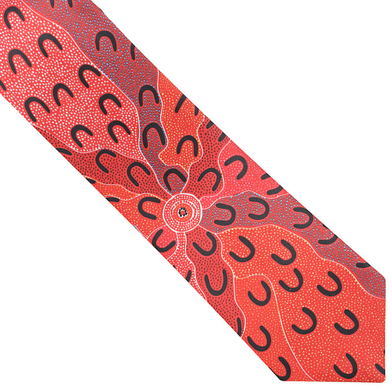 crow women red tie