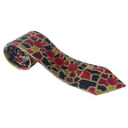 MENS TIE, NECKTIE, SUIT TIE - ABORIGINAL ART - 100% SILK - DESERT CAMPS - AUSTRALIA, INDIGENOUS, SOUVENIR, GIFT