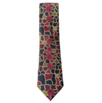 MENS TIE, NECKTIE, SUIT TIE - ABORIGINAL ART - 100% SILK - DESERT CAMPS - AUSTRALIA, INDIGENOUS, SOUVENIR, GIFT
