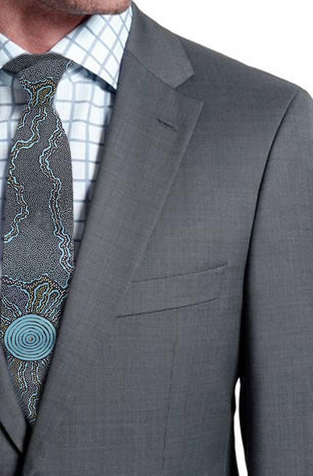 fire and water dreaming blue tie